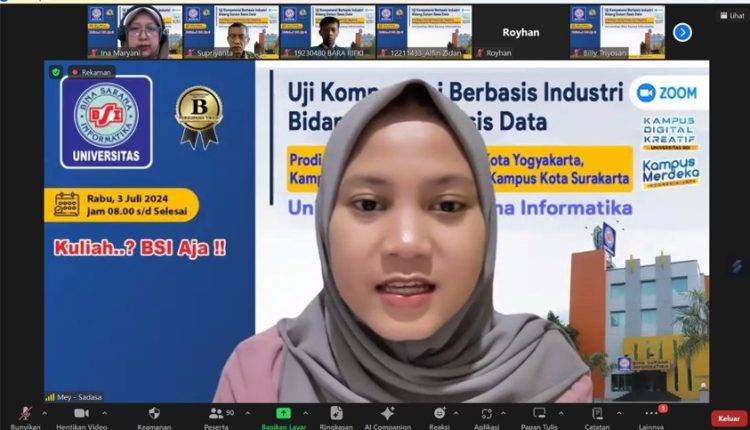 Universitas BSI Terus Tingkatkan Mutu Program Studi Melalui Uji Kompetensi