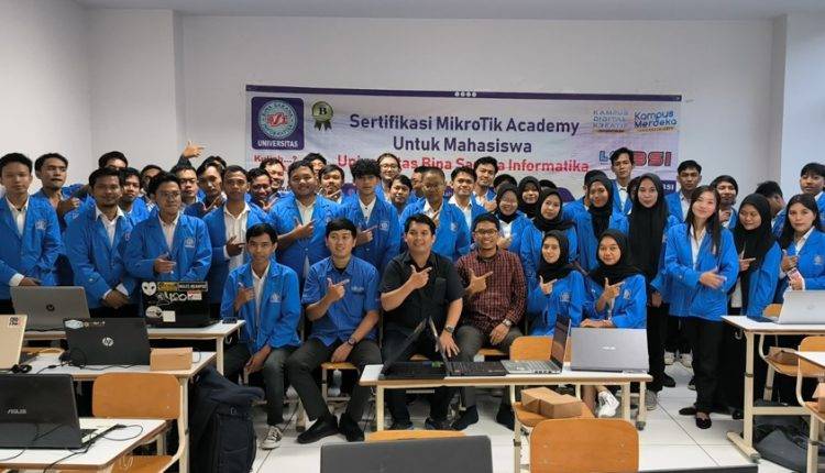 Tingkatkan Kualitas Lulusan, Universitas BSI Fasilitasi Mahasiswa Bergelar MTCNA
