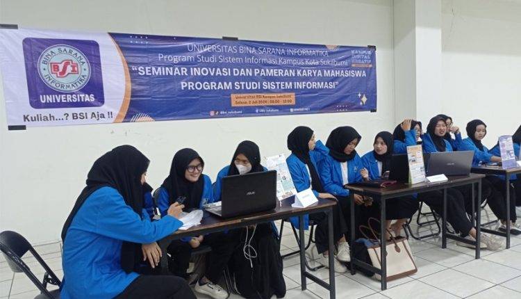Hasil Karya Membanggakan, Mahasiswa Universitas BSI Kampus Sukabumi Gelar Pameran Aplikasi
