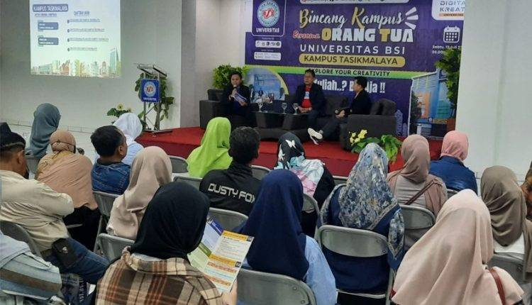 Universitas BSI Kampus Tasikmalaya Pererat Hubungan Komunikasi Malalui Bincang Kampus Bersama Orang Tua (BKOT)