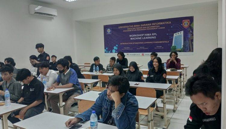 Himpunan Mahasiswa Prodi Rekayasa Perangkat Lunak Universitas BSI Mengadakan Workshop Pengembangan Materi Machine Learning