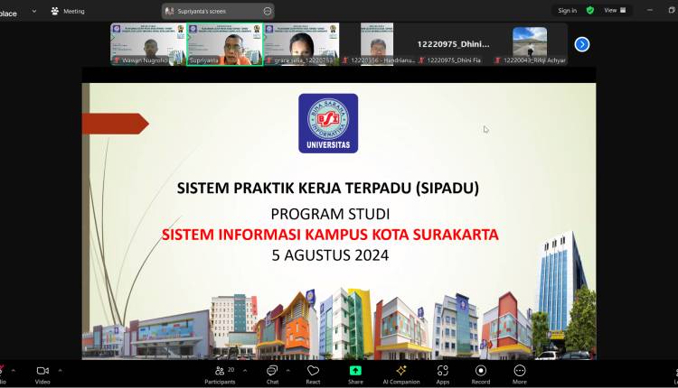 Mantapkan Mahasiswa Sebelum PKL, Prodi Sistem Informasi Adakan Sosialisasi