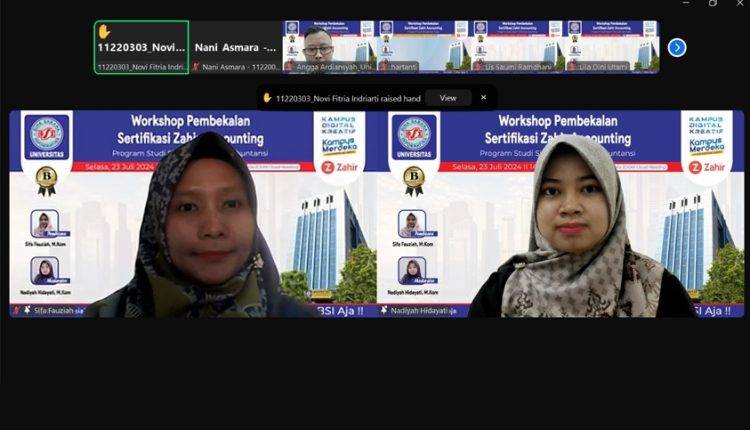 Ikuti Pembekalan Sertifikasi Zahir, Prodi Sistem Informasi Akuntansi Siap Hasilkan Lulusan Keahlian Praktis