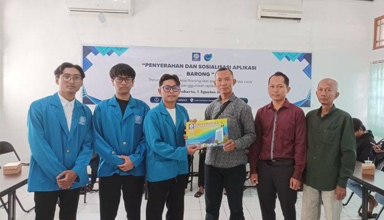 Ciptakan Inovasi Aplikasi Jual Beli Barang Rosok, Mahasiswa BSI Solo Lakukan Serah Terima dengan Mitra