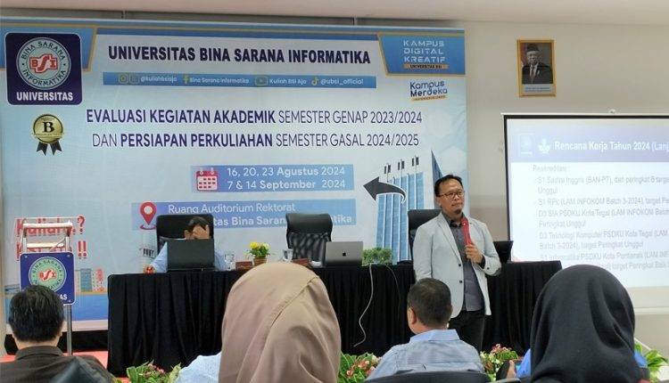 Target Capai Program Studi Unggul, Universitas BSI Gelar Evaluasi Akademik