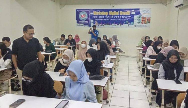 Calon Mahasiswa Baru Siap Ramaikan Workshop Digital Kreatif Universitas BSI Kampus Margonda