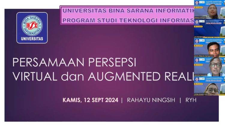 Universitas BSI Mantapkan Langkah di Era Digital dengan Penyamaan Persepsi Mata Kuliah Virtual Augmented dan Reality