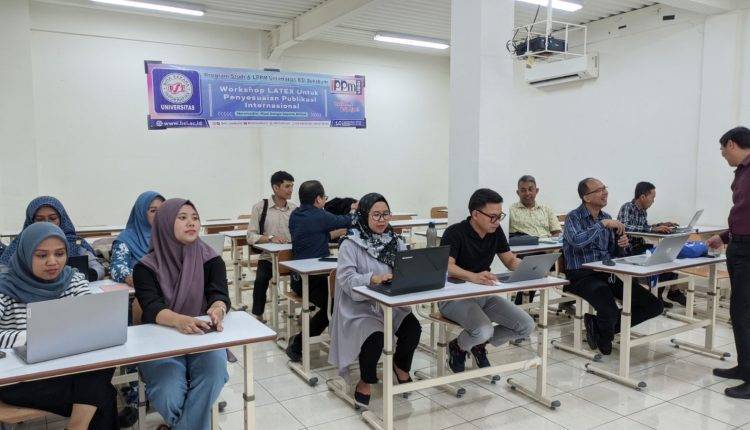 Universitas BSI Kampus Sukabumi Gelar Workshop Latex untuk Publikasi Internasional