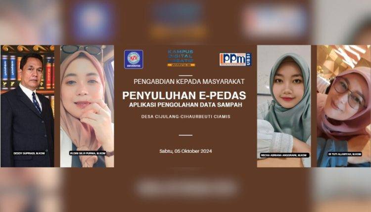 Sampah Jadi Berkah! Dosen Universitas BSI Raih Hibah Internal untuk Penyuluhan Pengolahan Data Sampah di Cijulang