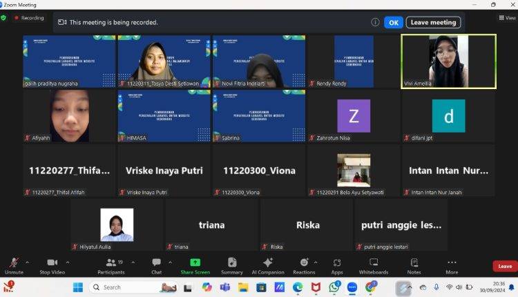HIMASA Universitas BSI Kampus Tegal Sukses Gelar Short Course Introduction to Laravel for Simple Website