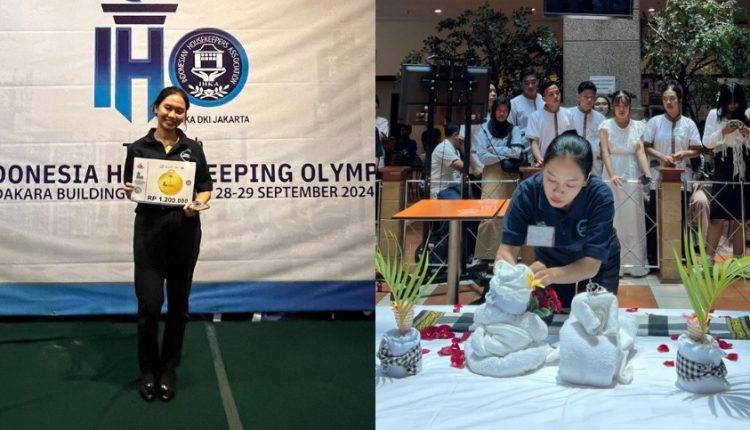 Prestasi Tak Terbendung! Mahasiswa Perhotelan Universitas BSI Juara di Indonesia Housekeeping Olympic 2024