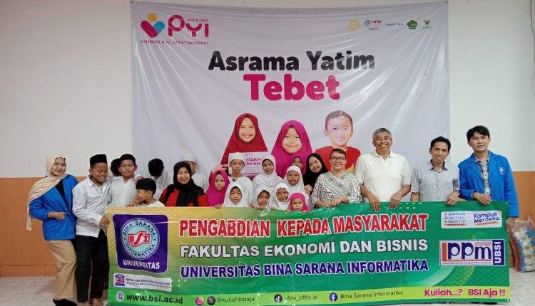 Dosen Universitas BSI Memberikan Pelatihan Pengelolaan Uang Saku Anak-Anak Panti Yatim Indonesia