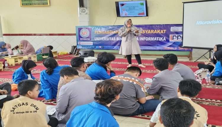Dosen Universitas BSI Gelar Pelatihan Improving Reading Skill for Teenagers by Using Descriptive Text untuk Remaja DKM Jami’ Al Muttaqin Jakarta Pusat