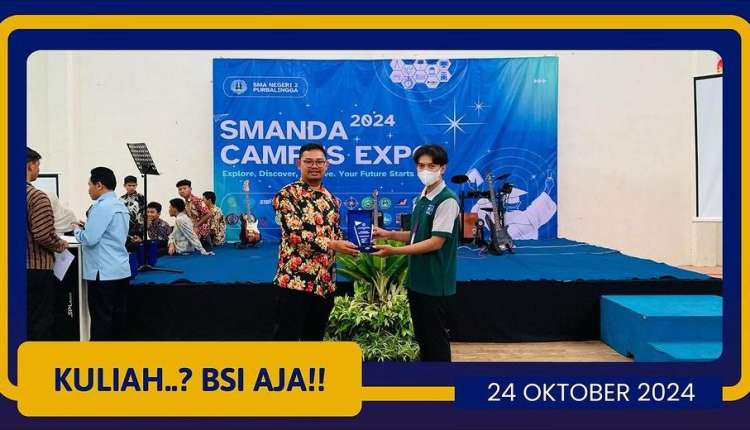 Universitas BSI Kampus Purwokerto Terima Penghargaan atas Partisipasi di Campus Expo SMA N 2 Purbalingga