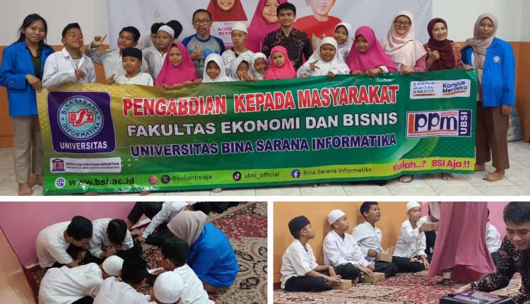 Dosen Universitas BSI Berikan Sosialisasi Akuntansi dan Psikologi untuk Anak Gen Alpha pada Panti Yatim Indonesia Tebet