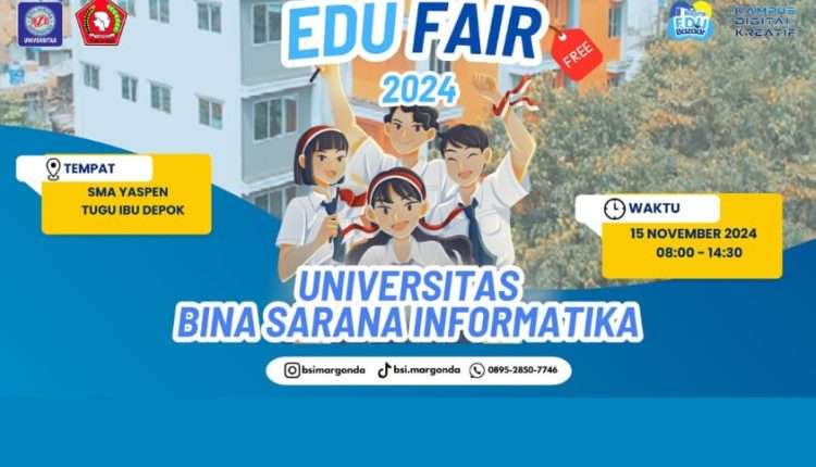 Universitas BSI Kampus Margonda Akan Hadirkan Program Unggulan dan Edukasi Interaktif di Edu Bazar SMA Yaspen Tugu Ibu Depok