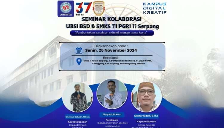 Universitas BSI Kampus BSD Berperan Aktif dalam Kegiatan Proyek Penguatan Profil Pelajar Pancasila SMKS TI PGRI 11 Serpong