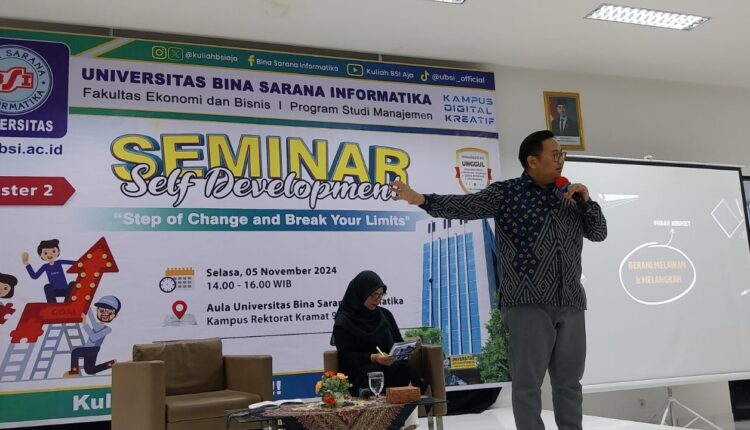 Langkah Berani Menuju Perubahan: Universitas BSI Gelar Seminar Personal Branding untuk Generasi Muda
