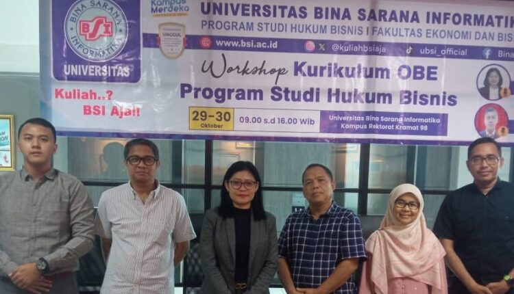 Workshop Kurikulum OBE Program Studi Hukum Bisnis