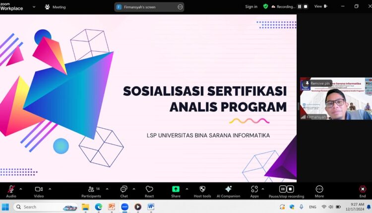 workshop persiapan sertifikasi pcap prodi RPL
