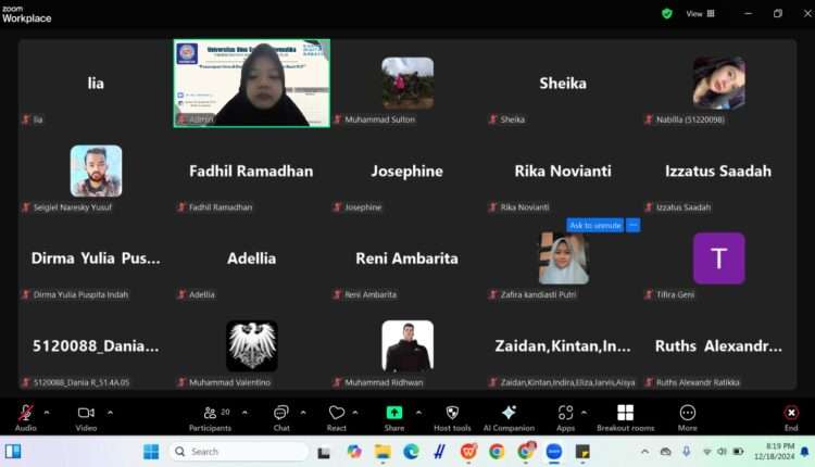 Universitas BSI Siapkan Mahasiswa Perhotelan Hadapi Dunia Kerja melalui Sosialisasi OJT