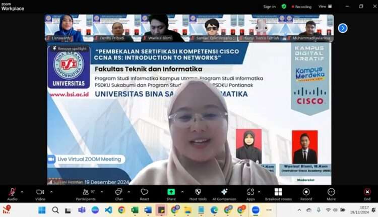 Workshop dan Sertifikasi Kompetensi CISCO 1 CCNA ITN: Universitas BSI Tingkatkan Kompetensi Lulusan di Bidang IT