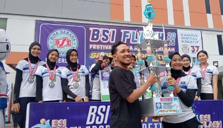 Tim Voli Putri SMAN 1 Tambun Selatan Berjaya di BSI Flash 2025 dengan Semangat Juang Tak Terbendung