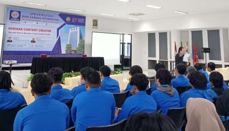 Mencetak Konten Kreator Berintegritas: Seminar UBSI Bahas Rahasia Sukses di Dunia Digital