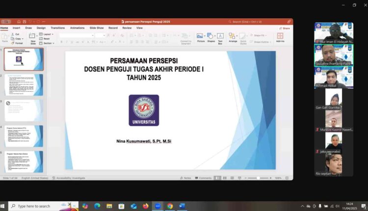 Prodi Penyiaran UBSI Kuatkan Peran Dosen Pembimbing Lewat Sosialisasi TA Gelombang 1