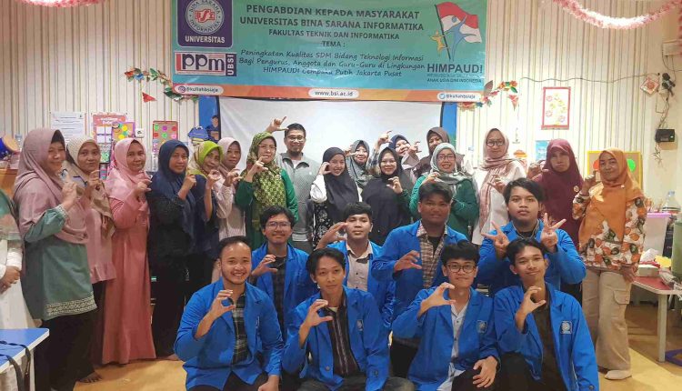 Tingkatkan Literasi Digital, UBSI Gelar Pelatihan Excel Lanjutan untuk Pengurus dan Pengajar SPSN Bale Bermain Cempaka Putih Ceria