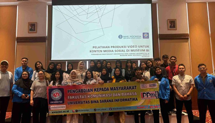 Dosen UBSI Berikan Pelatihan Produksi Video Kreatif di Museum Bank Indonesia