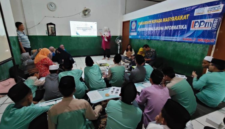 Dosen UBSI Berikan Pelatihan Microsoft Word untuk Santri Tahfidz Nurul Islam Bekasi: Sinergi Literasi Digital dan Nilai Qur’ani