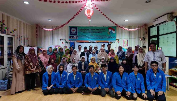 Dosen UBSI Berikan Pelatihan Digitalisasi Data Operasional di SPSN Bale Bermain Citra