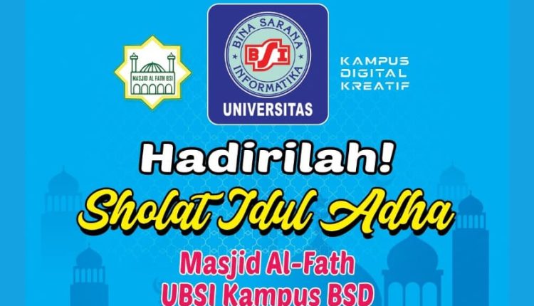 UBSI Kampus BSD Gelar Sholat Idul Adha 1446 H di Halaman Kampus, Menguatkan Ukhuwah dan Semangat