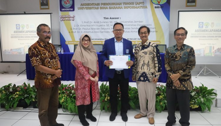 UBSI Mantap Menuju Akreditasi Unggul: Asesmen BAN-PT Resmi Digelar!