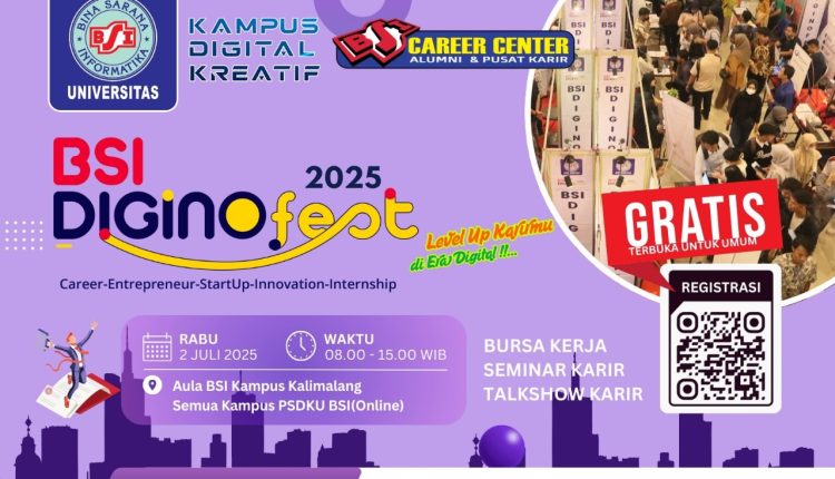 Digital Era is Calling! Jawab Tantangan di BSI Diginofest 2025
