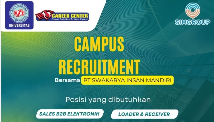 Langsung Diterima Kerja? Bisa Banget! Campus Recruitment UBSI dan SIMGROUP Siap Dimulai