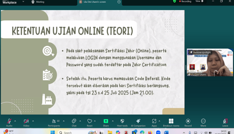 Sukses Gelar Sertifikasi Zahir, UBSI Kampus Pontianak Bikin Mahasiswa Makin Siap Kerja!