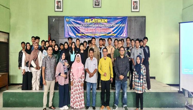 Digitalisasi Desa Meroket: UBSI Kampus Purwokerto Bekali Remaja dengan Skill Canva AI untuk Masa Depan Kreatif