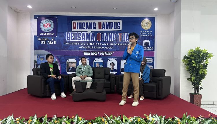Mahasiswa Berprestasi UBSI Kampus Tasikmalaya Inspirasi Orang Tua Melalui Sharing Beasiswa di Bincang Kampus