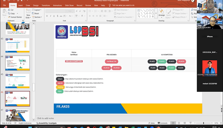 Siap Kerja Era Digital: UBSI Kampus Sukabumi Fasilitasi Sertifikasi Kompetensi Analis Program Lewat Workshop Intensif