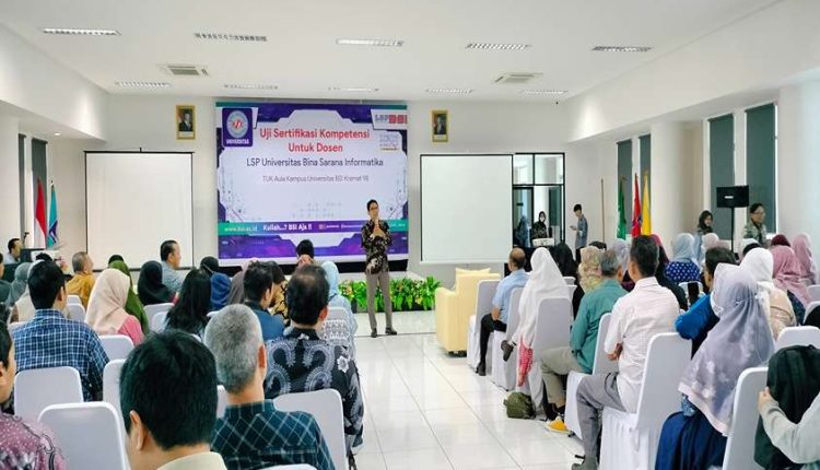 Tingkatkan Kualitas Pengajaran, LSP UBSI Gelar Sertifikasi Kompetensi untuk Dosen
