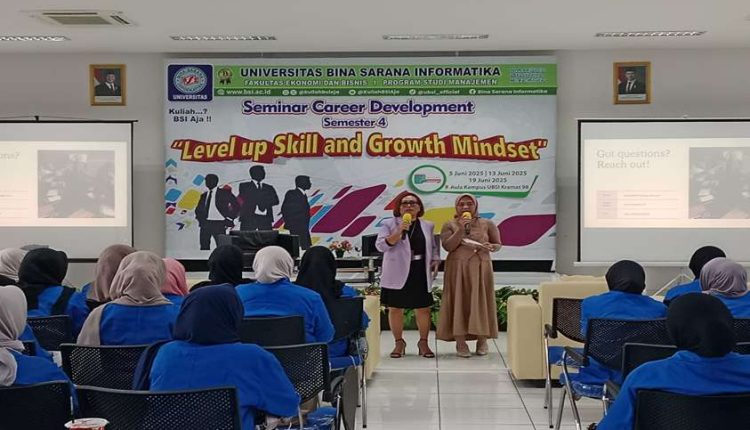 UBSI Kampus Jakarta Cetak Generasi Adaptif dengan Seminar “Level Up Skill and Growth Mindset”