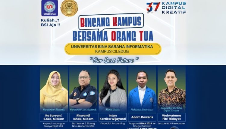 Ketika Kampus Bicara Bersama Keluarga: BKOT UBSI, Ruang Dialog Penuh Harapan