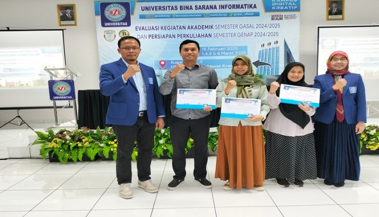UBSI Apresiasi Dosen Berprestasi dalam Pertemuan Akademik 2024