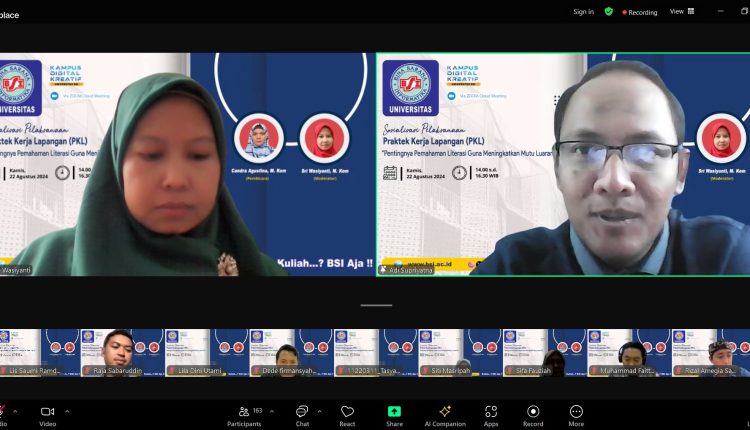 UBSI Kampus Bogor Sosialisasikan PKL untuk Mahasiswa Semester IV
