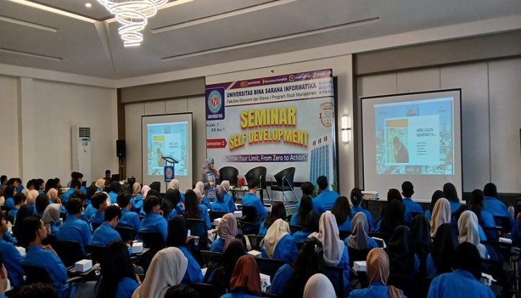 Mahasiswa Manajemen UBSI Bangkitkan Potensi Lewat “Break Your Limit”