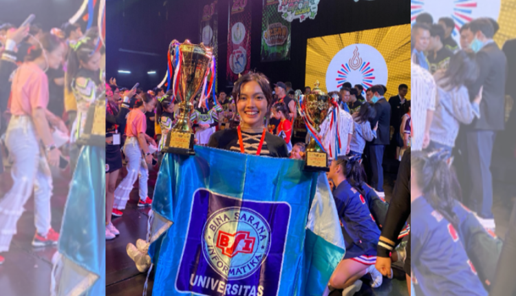 Raih Runner Up di Thailand, Mahasiswi UBSI Harumkan Nama Indonesia di Ajang Internasional Cheerleading