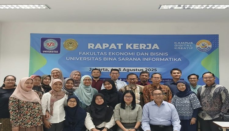 Fakultas Ekonomi dan Bisnis UBSI Gelar Rapat Fakultas dan Audit Mutu Internal Hadapi Tahun Akademik 2025–2026
