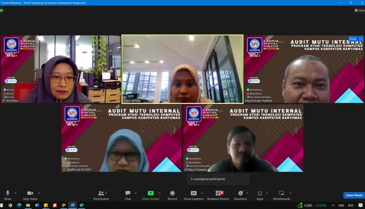 Prodi Teknologi Komputer UBSI Kampus Purwokerto Laksanakan Audit Mutu Internal Siklus ke-6
